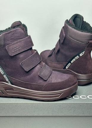 Детские кожаные ботинки ecco urban snowboarder 31-35 р, сапоги экко для девочки6 фото