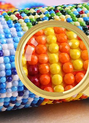 Алмазна мозаїка будинок біля ставка пейзаж 62*172 см. набір алмазної вишивки стразами за номерами. картина2 фото