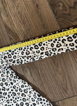 Реглан леопардовий стильна леопардова кофта в рубчик 7-8р кофта на довгий рукав в рубчик3 фото