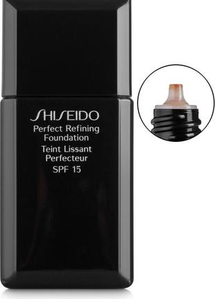 Выравнивающий тональный крем shiseido perfect refining foundation spf 15 # i60