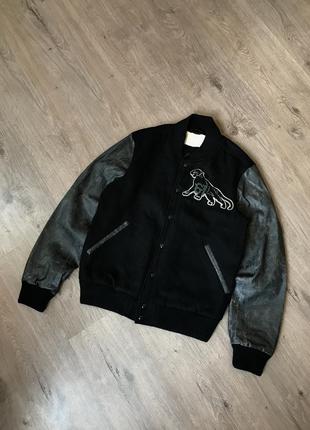 Denim & supply ralph lauren varsity jacket вовняна куртка бомбер