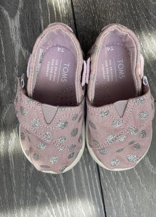 Продам дитячі текстильні мокасини toms