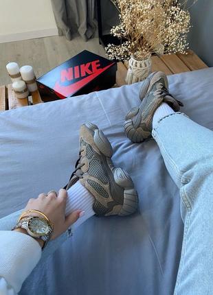 👟 кроссовки adidas yeezy 500 clay brown / наложка bs👟4 фото