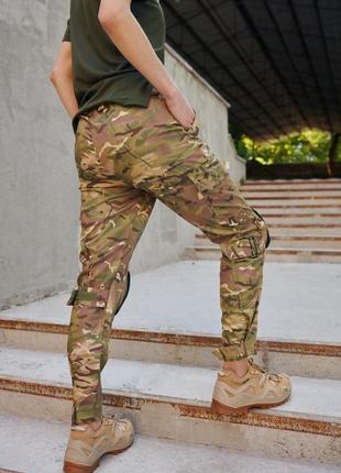 Тактичні штани жіночі піксель/військові жіночі штани мультикам/армійські жіночі штани/зсу штани жіночі6 фото