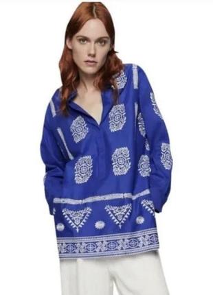 Удлиненная рубашка zara