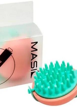 Щетка для кожи головы head cleaning massage brush masil