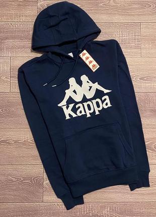 Худи kappa, каппа, big logo, спортивная кофта