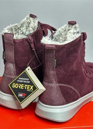 Евро зима детские кожаные ботинки superfit cosmo gore-tex 34,36 р, детские сапоги суперфит5 фото