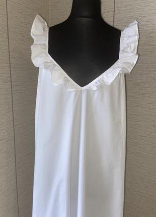 Белоснежное платье - сарафан h&amp;m7 фото