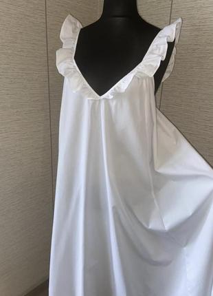Белоснежное платье - сарафан h&amp;m5 фото