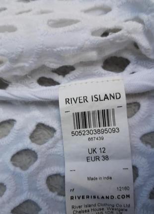 Роскошная летняя хлопковая накидка-кардиган из прошвы river island размер тв127 фото