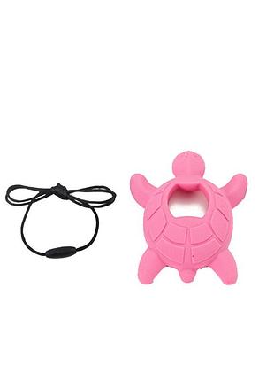 12-56 прорезыватель силиконовый черепашка грызунок для молочных зубов малышей