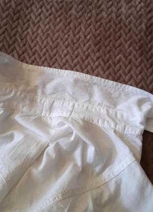 Брендова біла блуза ,lacoste, бавовна, батіст9 фото