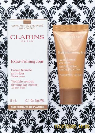 Антивіковий денний крем для пружності шкіри clarins extra firming jour проти зморшок