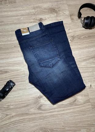 Джинсы для подростка/ коттоновые джинсы / джинсы для мальчика/ темно синие джинсы/