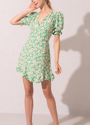 Романтична літня сукня в ромашки розмір м-l1 фото