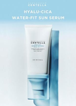 Солнцезащитный крем skin1004 madagascar centella water-fit sun serum spf50+ 50ml
