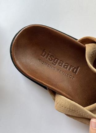 Замшевые босоножки bisgaard коричневые сандали, размер 373 фото