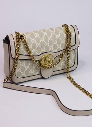 Сумка gucci beige