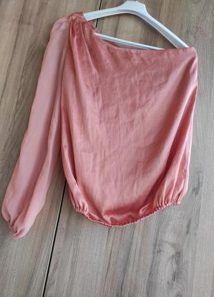 Атласная блуза new look