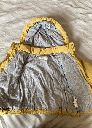 Куртка zara желтая 5