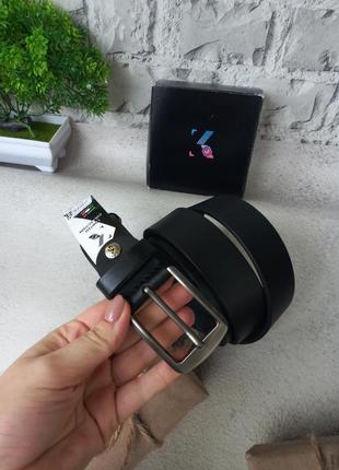 Чоловічий шкіряний пояс ремінь