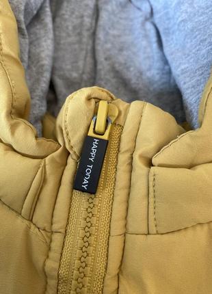 Куртка zara желтая 2