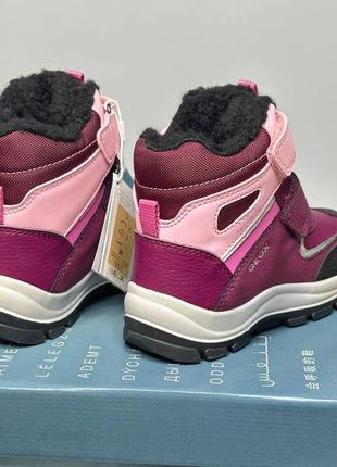 Дитячі зимові черевики geox flanfil 22,23,25,26 р чоботи дівчинці