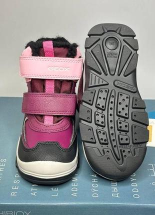 Дитячі зимові черевики geox flanfil 22,23,25,26 р чоботи дівчинці