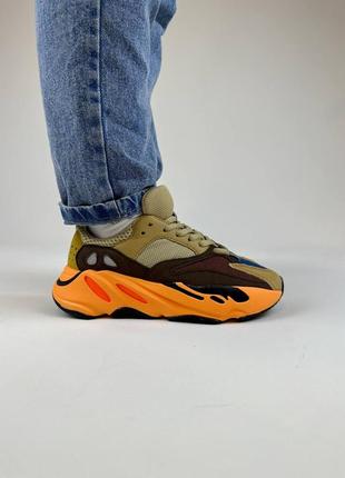 👟 кроссовки adidas yeezy 700 v1 sun / наложка bs👟6 фото