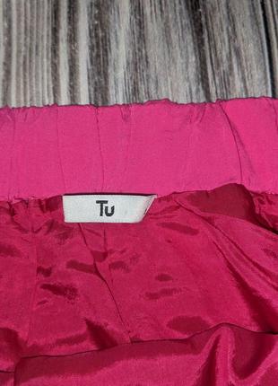 Розовая тонкая юбка колокольчик tu #28736 фото