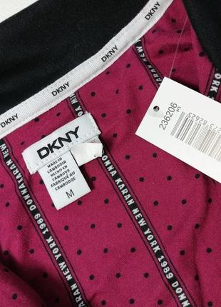 Брендовая новая пижама рубашка и брюки dkny в упаковке7 фото