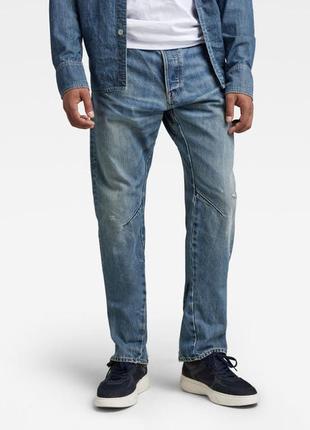 G-star arc 3d синие качественные джинсы