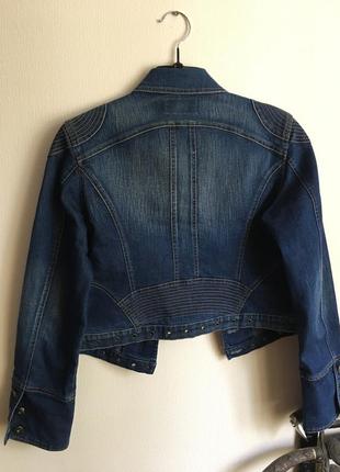 Blu byblos джинсовая куртка женская s-m2 фото