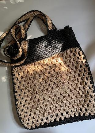 Сумка соломенная как zara 2