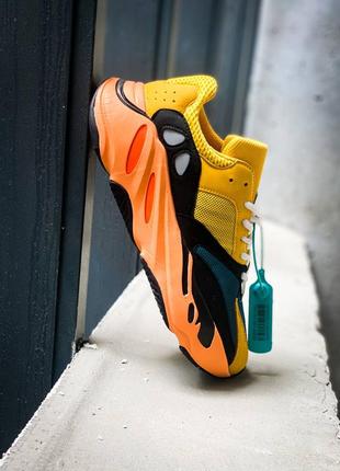 👟 кроссовки adidas yeezy 700 v1 sun / наложка bs👟2 фото