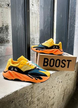 👟 кроссовки adidas yeezy 700 v1 sun / наложка bs👟7 фото