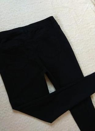Стильные черные джинсы скинни с высокой талией denim, 14 размер.5 фото