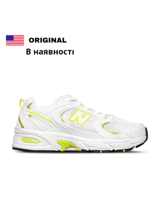 Оригинальные 🇺🇸 женские кроссовки new balance 530 white lemonade.