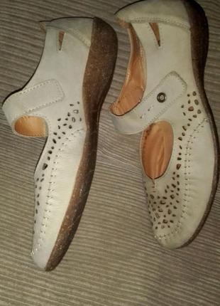 Гарні літні замшеві туфлі turm -schuh (німеччина) розмір 40 (25,8 см)3 фото