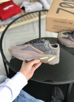 👟 кроссовки adidas yeezy 700 v1 mauve / наложка bs👟4 фото