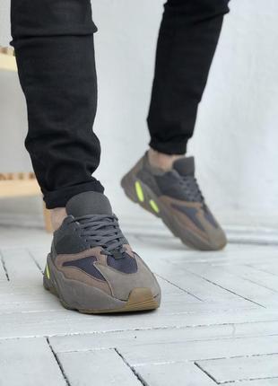 👟 кроссовки adidas yeezy 700 v1 mauve / наложка bs👟2 фото