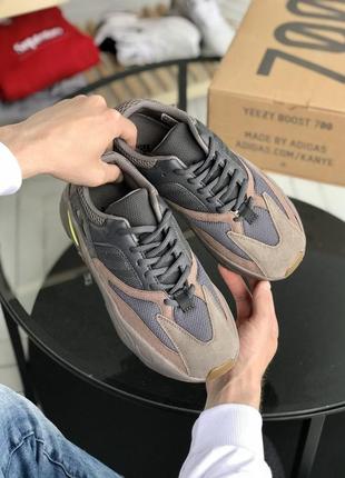 👟 кроссовки adidas yeezy 700 v1 mauve / наложка bs👟7 фото