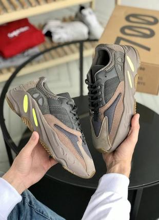 👟 кроссовки adidas yeezy 700 v1 mauve / наложка bs👟9 фото