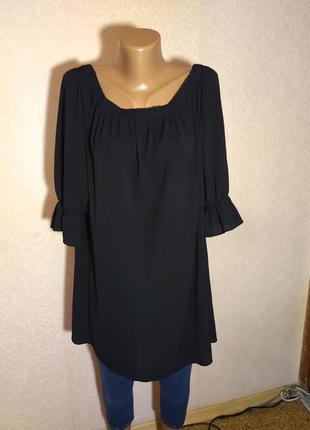 Женская блузка-туника, размер 14