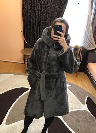Натуральна шубка з мутона
