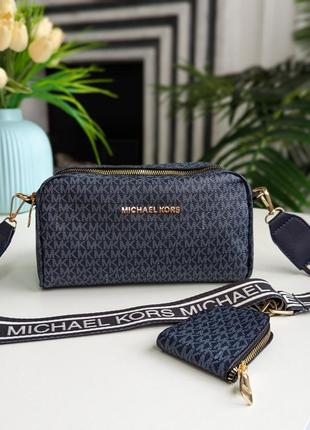 Сумка кросс боди michael kors 2 в 1🖤1 фото