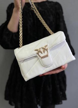 Сумочка в стилі pinko puff 1:1 з оригіналом чудової якості