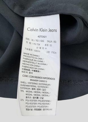 Платье calvin klein jeans свободного кроя из вискозы7 фото