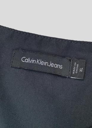 Платье calvin klein jeans свободного кроя из вискозы6 фото